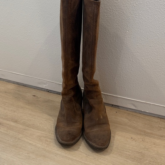Born Brown Leather Knee-High Boots - Picture 1 of 6